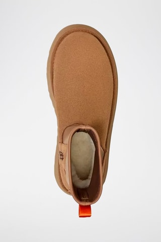Bottines plateformes en nubuck Classic Dipper - Camel
