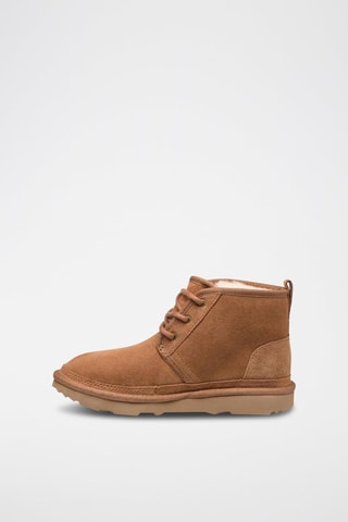 Bottines fourrées en nubuck Neumel - Camel