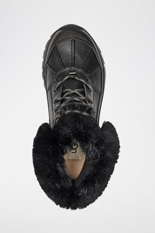 Bottines en cuir Yose Fluff Noir