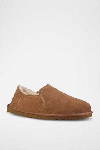 Slip-on fourrés en nubuck Kenton - Marron