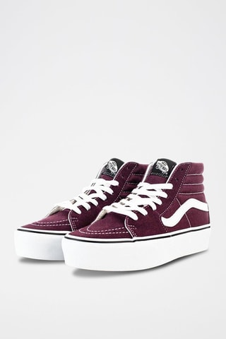 Sneakers montantes plateformes SK8 HI - Bordeaux