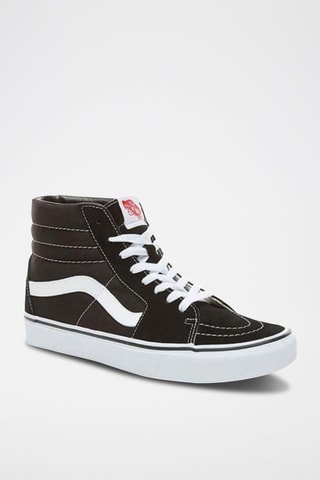 Sneakers montantes en nubuck SK8 High - Noir et blanc