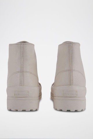 Sneakers montantes en cuir 2341-ALPINA - Beige