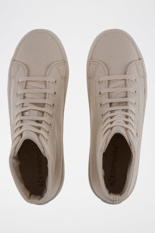 Sneakers montantes en cuir 2341-ALPINA - Beige