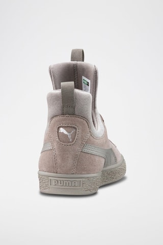 Sneakers montantes en nubuck Fierce - Nude