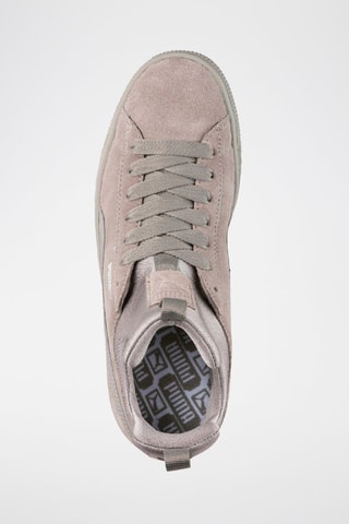 Sneakers montantes en nubuck Fierce - Nude