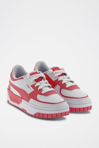 Sneakers plateformes en cuir Cali Dream Tweak Dissi - Blanc et rose