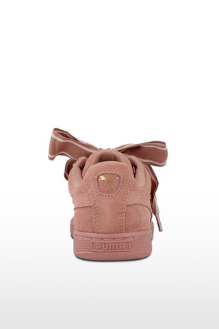 Sneakers en nubuck Heart-Rose poudré