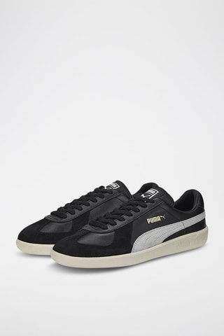 Baskets en cuir Army Trainer - Noir