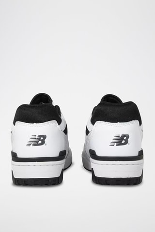 Baskets en cuir 550 - Blanc et noir