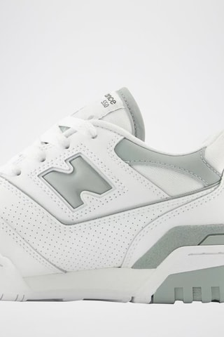 Baskets en cuir 550 - Blanc et gris