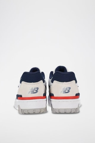 Baskets en cuir 550 - Blanc et rouge