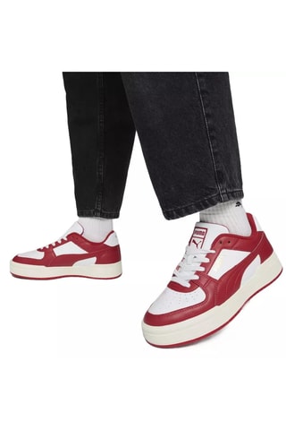 Sneakers en cuir Ca Pro Classic Blanc et rouge