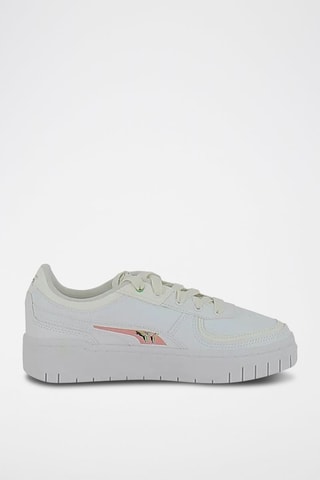 Sneakers en cuir Cali Dream-Blanc et beige