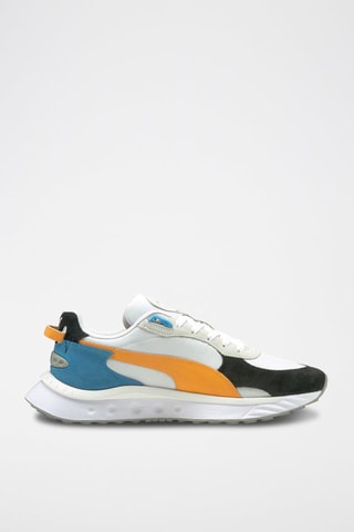 Sneakers Wild Rider Rollin-Blanc et orange