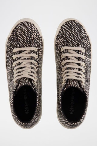 Sneakers montantes 2341-ALPINA Noir et beige