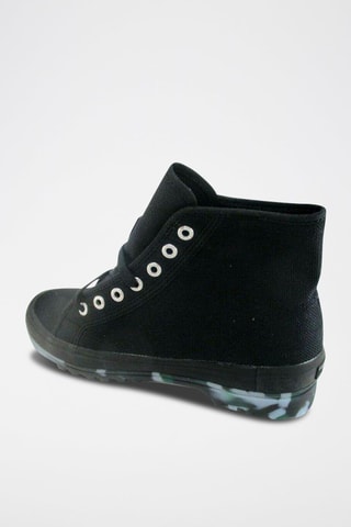 Sneakers montantes 2341-ALPINA MARBLEGUM COTU - Noir