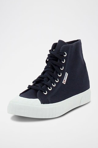 Sneakers montantes 2696-STRIPE Bleu marine