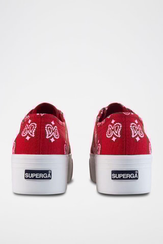 Sneakers plateforme 2790-BANDANA - Rouge