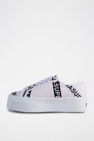 Sneakers plateforme 2790-LETTERING TAPE JELLY - Blanc