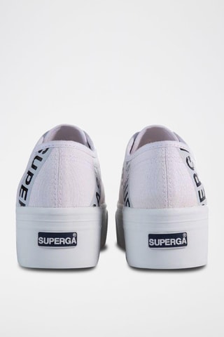 Sneakers plateforme 2790-LETTERING TAPE JELLY - Blanc