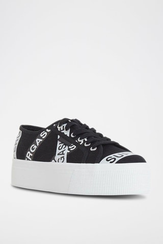 Sneakers plateforme 2790-LETTERING TAPE JELLY - Noir