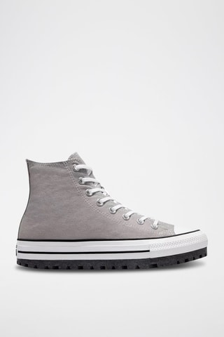 Sneakers plateformes montantes All Star HI Canvas City Trek - Gris