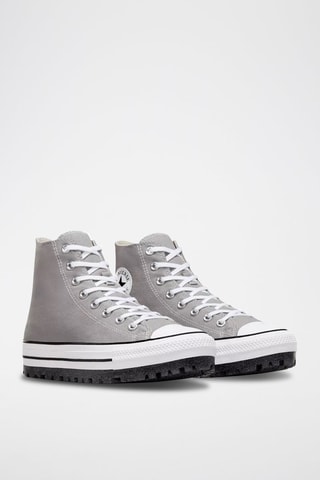 Sneakers plateformes montantes All Star HI Canvas City Trek - Gris