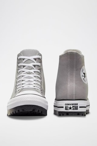 Sneakers plateformes montantes All Star HI Canvas City Trek - Gris