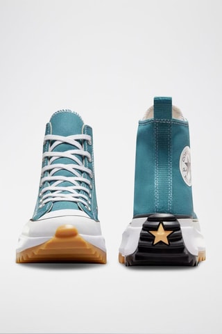 Sneakers montantes plateformes Run Star Hike Hi - Turquoise