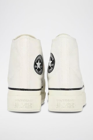 Sneakers plateformes montantes All Star Construct - Blanc