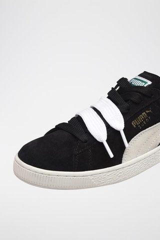 Sneakers en nubuck Suede Classic-Noir et écru