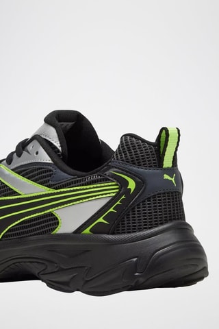 Baskets Morphic Athletic - Noir et vert fluo