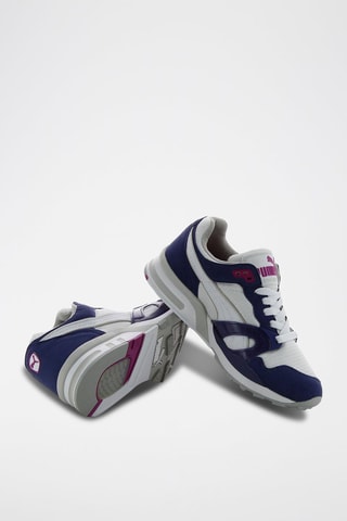 Sneakers en cuir Trinomic XT 1 Clear - Bleu marine et écru