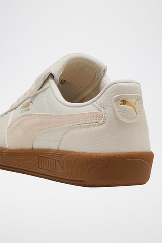 Sneakers en cuir Palermo Premium - Ecru