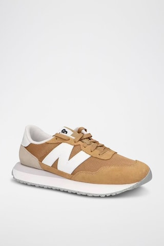 Baskets en nubuck MS237 - Marron