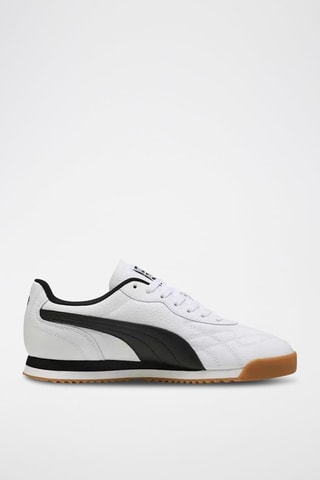 Baskets en cuir Roma Anniversario - Blanc et noir