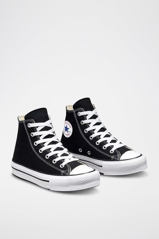 Baskets montantes plateformes All Star Lift Hi Jr - Noir