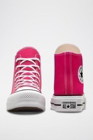 Baskets montantes plateformes - Fuchsia