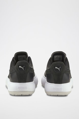 Sneakers en cuir Suede Mayu Mix-Noir