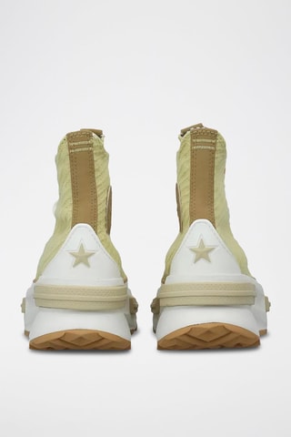 Sneakers plateformes montantes Run Star Legacy CX - Beige et blanc