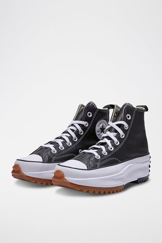 Sneakers plateformes Run Star Hike HI - Noir et blanc