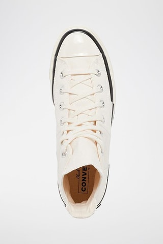 Sneakers montantes compensées Chuck 70 Plus Canvas - Blanc