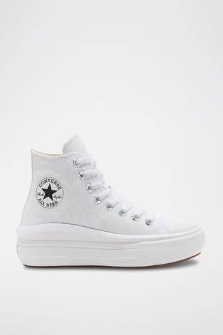 Sneakers montantes plateformes All Star Move - Blanc