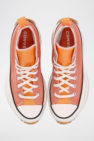 Sneakers plateformes Run Star Hike HI - Orange et blanc