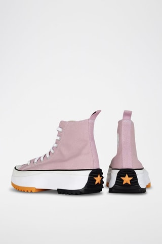 Sneakers montantes plateformes Run Star Hike - Rose