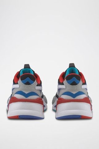 Sneakers RS X3 Puzzle Blanc et bleu