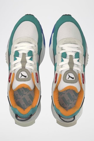 Sneakers en cuir Wild Rider Layer Blanc