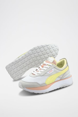 Sneakers Cruise Rider Silk Blanc et jaune
