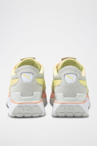 Sneakers Cruise Rider Silk Blanc et jaune